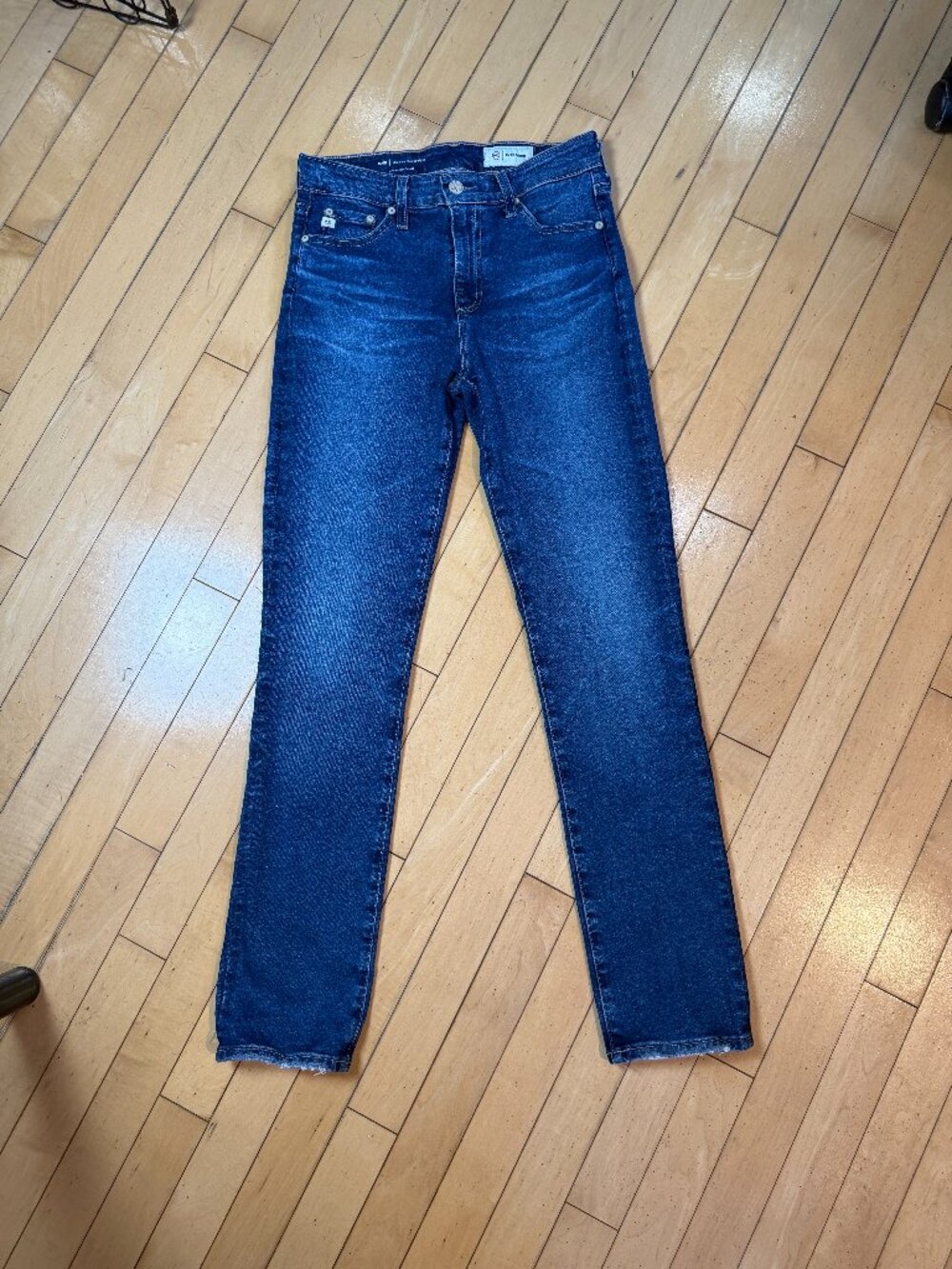 AG AG-ed Japanese Fabric Ivari Mid Rise Slim Straight Denim Jeans Size 26